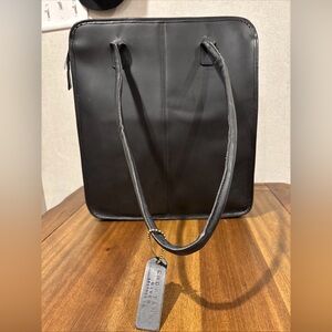 Black Leather Men's Bag